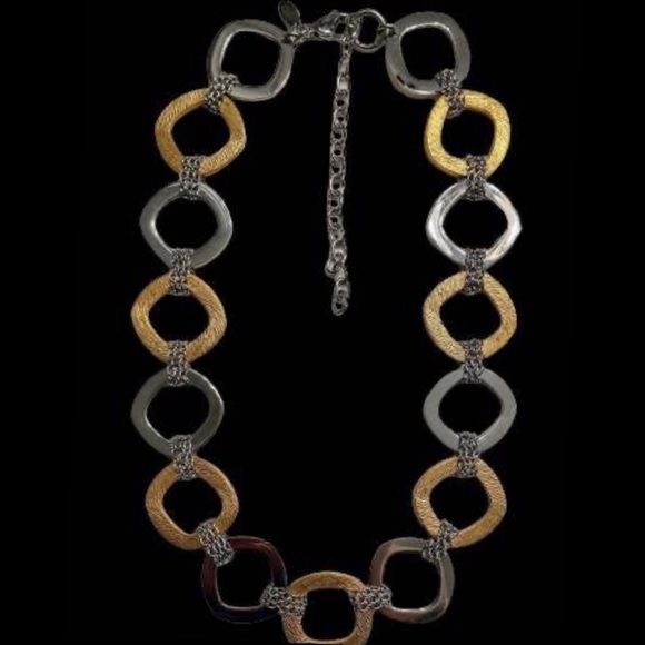 NEW RARE Steel By Design Big & Bold Necklace, Bracelet & Earrings Set - Picture 2 of 11